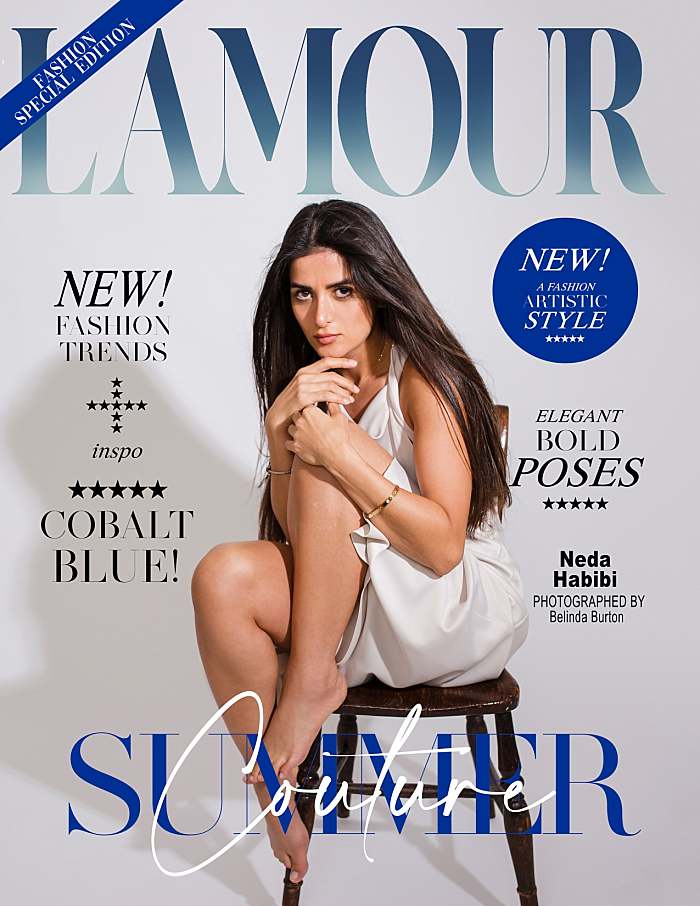 Magazine-cover-portrait-photography-london-girl-in-white-dress-sitting-on-chair-casting-shadow-on-wall